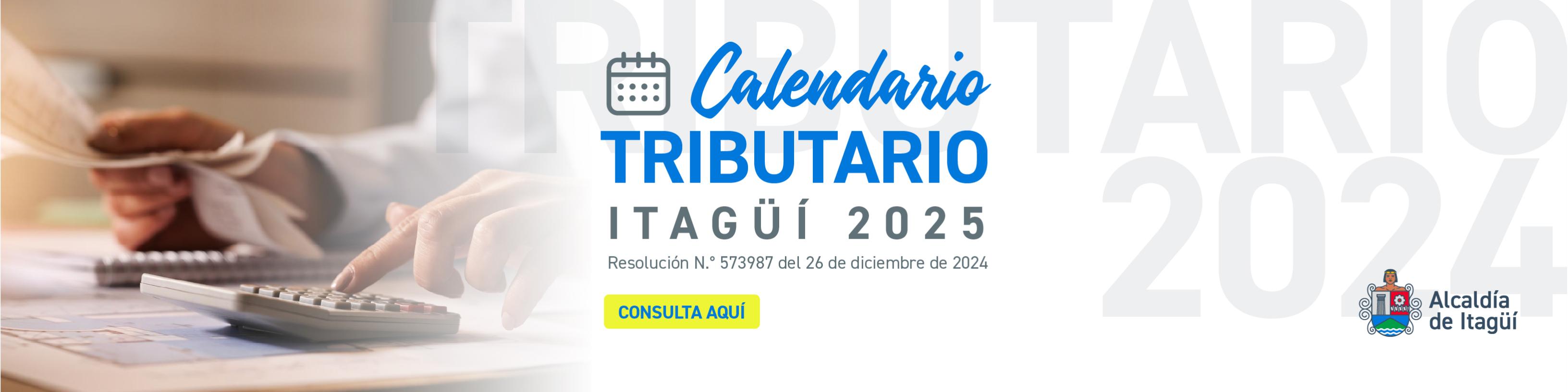 Calendario tributario Itagüí 2025