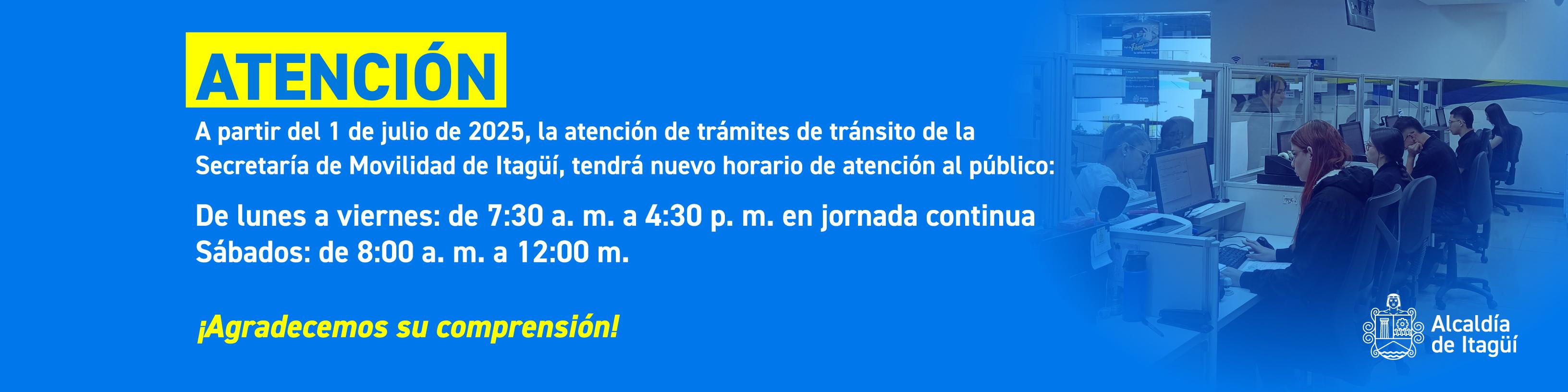 Atención Trámites de Tránsito