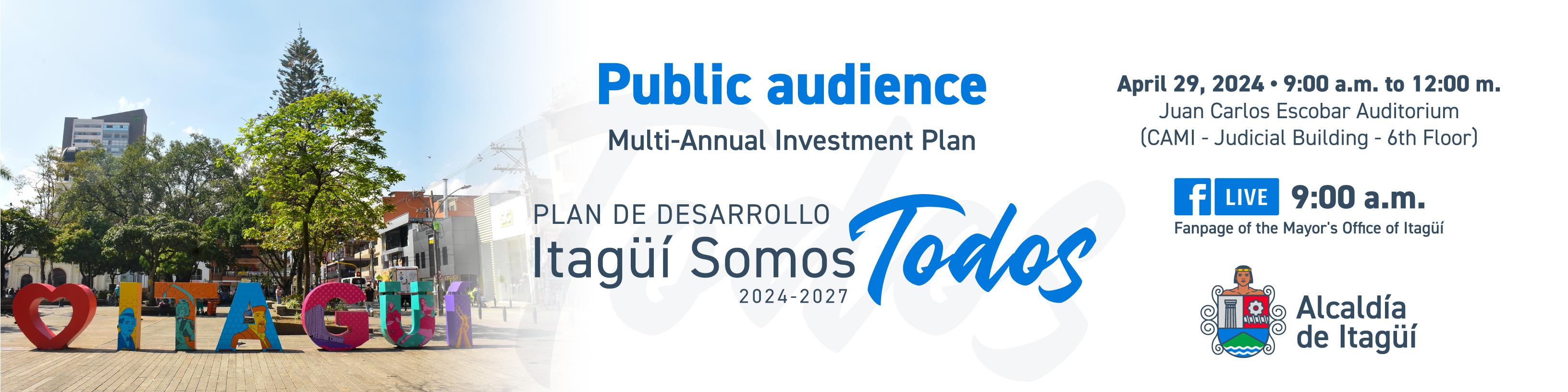 Public Hearing Multi-year Investment Plan