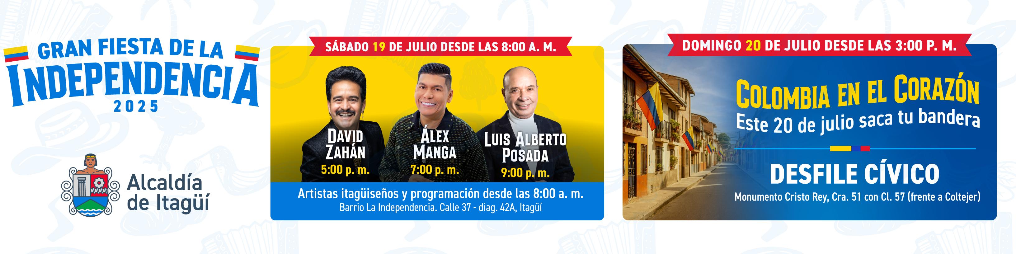 Programacion gran fiesta de la independencia 2025
