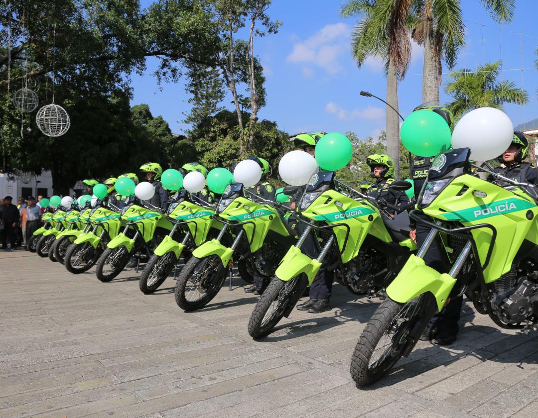 Nuevas motos de la policía