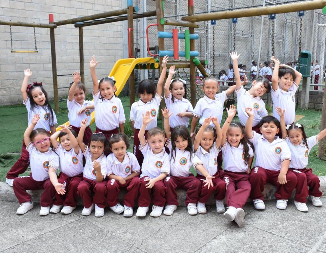 Estudiantes de jardin infantil de la Institución Educativa San José